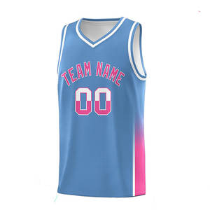 Maillot de basket respirant imprimé unisexe le plus vendu, nouvelle arrivée, design OEM, vêtements de sport pour adultes, séchage rapide - Product Image 6