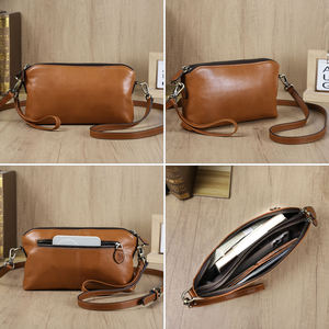 Genuine Leather Crafts Handmade Customizable <b>Cute</b> Style Square Handbag for Women-Stylish Office Travel Casual Daily Use M/S - Product Image 4