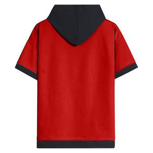 Customizable Breathable Digital Printing <b>Short</b> <b>Sleeve</b> Sports Gym <b>Hoodies</b> 100%Polyester Men Athletic Vest Dry Fit Gym <b>Hoodies</b> - Product Image 6