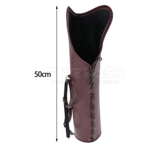 Arquero de cuero hecho a mano de alta calidad, material duradero, ajuste adaptable, equipo para caza al aire libre y práctica de tiro al blanco - Product Image 3