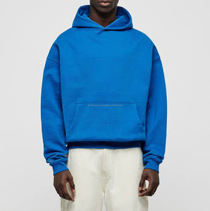 Sudadera con capucha Lisa Unisex de alta calidad, Sudadera con capucha de palangre cepillada de ajuste relajado de gran tamaño, venta al por mayor para invierno - Product Image 3