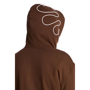 เสื้อฮู้ดดี้ผู้ชายผ้าฝ้ายฟลีซหนานุ่ม 100% มีกระเป๋า แห้งเร็ว ระบายอากาศดี ไม่หดตัว พิมพ์ลายพัฟฟ์ตามสั่ง - Product Image 4