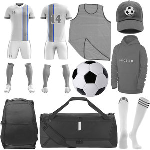 Uniformes de Fútbol de Tela de Secado Rápido que Absorbe la Humedad, Costuras Duraderas y Resistentes, Ropa Deportiva - Product Image 2