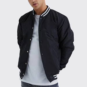 Custom <b>Men</b> College Varsity <b>Jacket</b> Wool Blend Letterman <b>Jacket</b> Leather Sleeves OEM ODM Team Wear Wholesale Factory Supply - Product Image 4