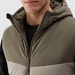 Gilet léger personnalisé pour hommes grandes tailles, veste sans manches de haute qualité avec fermeture éclair, gilet court chaud pour l'hiver - Product Image 5