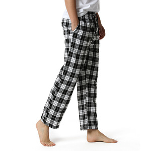 Ready to Ship Drop Shipping Fast Delivery New Style Micro Fleece Flannel Trousers Mens Plaid <b>Pajama</b> Pants With Pockets - Product Image 4