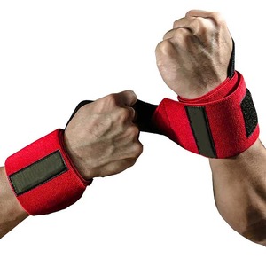 Bandes de poignet professionnelles en caoutchouc personnalisées avec logo pour Cross Training, Powerlifting et Musculation OEM - Product Image 3