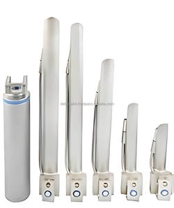 Kit de Intubación Médica con Laringoscopio LED Miller de 5 Palas Rectas de Acero Inoxidable, Juego de Instrumentos Quirúrgicos ORL Reutilizables - Product Image 1