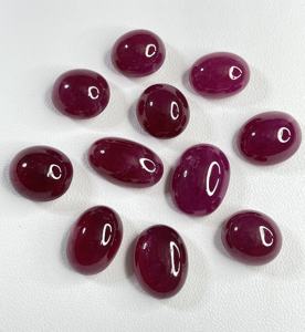 Wholesale Price 100% Natural <b>Ruby</b> Cabochon Pinkish Red 418.15 Carat Oval Shape Heat-Treated Loose Gemstone for Jewelry Making - Product Image 2