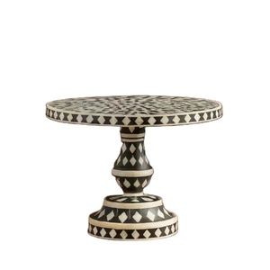 2025 MADRE DE PERLA MADERA ARTESANAL SOPORTE DE PASTEL PLATOS Y PLATOS CHOCOLATE EID DECORACIÓN DEL HOGAR REGALO BANDEJA DECORACIÓN DE BODA - Product Image 1