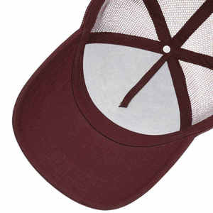 New Burgundy 6-Panel Baseball Cap Unisex Twill Cotton Fitted Casual <b>Hat</b> Adult Solid Color Four Seasons - Product Image 3
