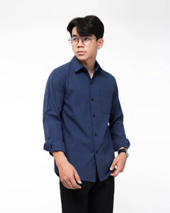 เสื้อเชิ้ตผู้ชาย TST 8024.1 สำหรับฤดูใบไม้ร่วง ผลิตจากโพลีเอสเตอร์/คอตตอน น้ำหนัก 220 กรัม แขนยาว ระบายอากาศได้ดี คอวี เป็นมิตรต่อสิ่งแวดล้อม แห้งเร็ว เหมาะสำหรับใส่ลำลองหรือทำงานในออฟฟิศ - Product Image 3