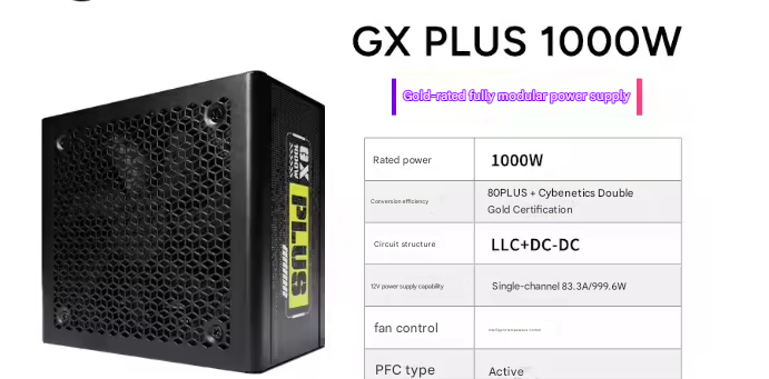 Black GXGOLD1000 PLUS