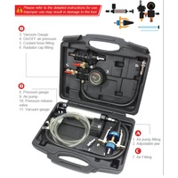 Testeur de fuites de système de refroidissement et kit de remplissage de liquide de refroidissement sous vide de qualité industrielle et DIY avec personnalisation OEM/ODM/OBM