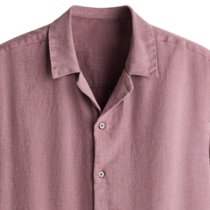 Chemise décontractée en mélange de lin, coupe ample, respirante, boutonnée, pour les vacances d'été, légère et confortable, vente en gros personnalisée - Product Image 5