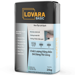 กาวติดกระเบื้องเซรามิก LOVARA Factory 20 กก. สำหรับผนังและพื้น C1TE C2TE สำหรับปูกระเบื้องปูพื้น - Product Image 4