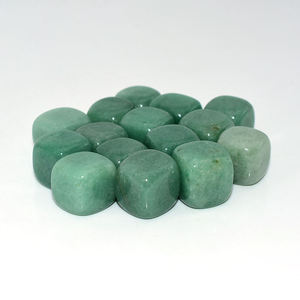 Piedras Cuadradas de Aventurina Verde Natural de 20-30 mm al por Mayor, Estilo Feng Shui, Gema de Ágata para Decoración del Hogar - Product Image 1