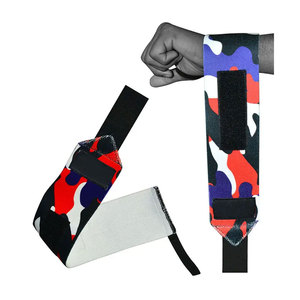 Sangle de soutien du poignet réglable professionnelle avec lacets, en coton/néoprène, pour la musculation, le powerlifting et les entraînements en salle de sport - Product Image 2