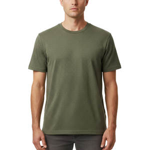 Camiseta personalizada con relieve, de algodón de alta calidad, gruesa, de manga corta, estilo urbano, para hombre. - Product Image 1