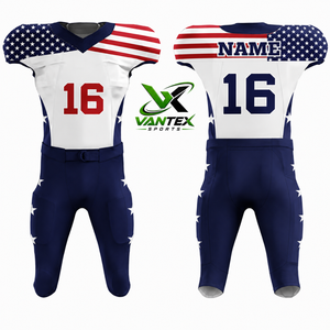 Maillot de football américain personnalisé, uniforme d'équipe, vêtements de sport par sublimation, vêtements de football personnalisés, vente en gros, fabrication directe d'usine OEM - Product Image 5