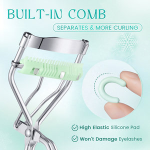 Recourbe-cils professionnel en acier inoxydable en forme de U à courbe large, outil de beauté, recourbe-cils imperméable avec poignée confortable, accessoire - Product Image 3