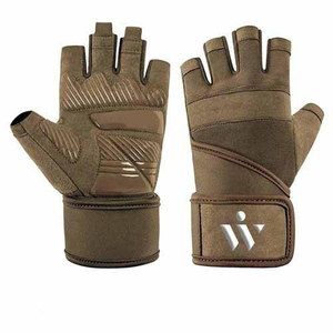 Lightweight <b>Weight</b> Lifting Gym <b>Gloves</b> Protect Wrist Gym <b>Training</b> Fingerless Weightlifting Gym Weightlifting Gripping <b>Gloves</b> - Product Image 6