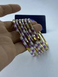 <b>Resin</b> Brass Bangles Wholesale Handmade Custom Women's Ethnic Party Jewelry Manufacturer - Product Image 3