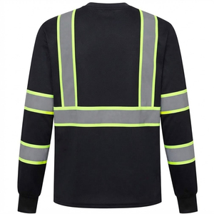 Camisas de Trabajo de Manga Larga para Trabajadores, Fabricación Profesional, Poliéster Transpirable y Ligero, Alta Visibilidad, en Grandes Cantidades - Product Image 2