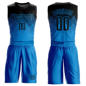 Uniformes de Baloncesto Personalizados al por Mayor, Diseño Sublimado Reversible, Conjunto de Camiseta y Pantalones Cortos para Niños de Academia de Baloncesto - Product Image 1