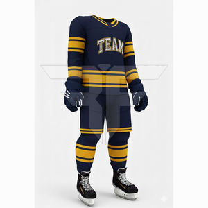 Tenue de hockey sur glace pour équipes, uniforme d'entraînement pour jeunes, uniforme de hockey sur glace à faible MOQ, uniforme de hockey sur glace très vendu - Product Image 2