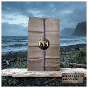 Sac en jute sergé standard B de 10,20583 hectogrammes par sac, 111,76 cm x 67,31 cm, avec ourlet renforcé 6x8 HD sur le bord supérieur. - Product Image 1