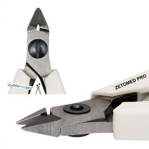 กรรไกรตัดข้าง ZETOMED PRO Precision 7190 หัวเรียวบาง ตัดแบบกึ่งเรียบ ไมโครเบเวล ป้องกันไฟฟ้าสถิตย์ ด้ามจับปลอดภัย ผลิตจากสแตนเลสสตีล สำหรับงานเครื่องประดับ - Product Image 2