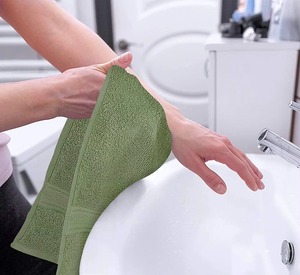Serviettes de salon de haute qualité résistantes à l'eau de Javel, serviettes professionnelles pour salon de coiffure et spa, serviettes en coton douces et absorbantes, vente en gros - Product Image 2