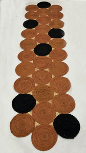 Alfombra Rectangular Grande Extra Grande de Yute 100% Orgánico Trenzado, Ecológica, NYKO MART JR-57A, Estilo Bohemio, Forma Personalizada, Alfombra para Sala de Estar - Product Image 6