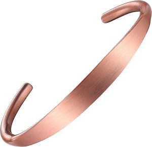 Artisan Polished Copper Bracelet Unique Adjustable Coil Bangle - Product Image 4