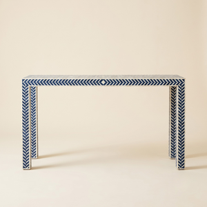 Modern Luxury <b>Console</b> <b>Tables</b> Bone Inlay Top Eco-Friendly Adjustable Height Handmade <b>Console</b> <b>Table</b> Design - Product Image 1