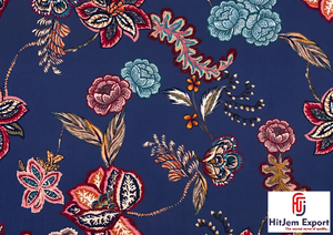 Premium Durable Digital Printed Polyester Fabric Custom Manufacturing Service For Garments Dresses Home Textiles - Product Image 2