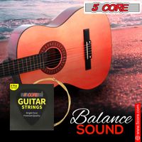 GS AC BRSS HD D0100H7XXCX 6-String Acoustic Guitar Medium Gauge Steel Carbon Core Bright Powerful Tone Instrument Accessory