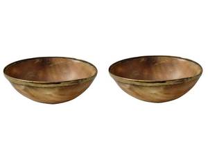 Juego de Cuencos de Cuerno Natural Antiguo, Lujosos, Decorativos, con Patrón Floral Artístico, Hechos a Mano, Libres de BPA, para Servir en Bodas - Product Image 3