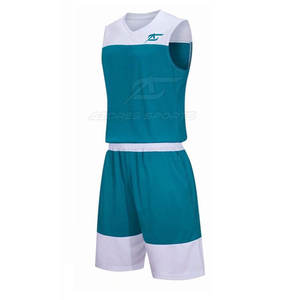 Tenue de basket-ball pour homme AZORES SPORTS, vêtements d'entraînement respirants, séchage rapide, durables, 100% polyester - Product Image 3