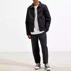 Veste en sergé de coton pour homme, haute qualité, mode personnalisée, décontractée, logo brodé, manches longues, résistante et durable - Product Image 5