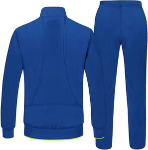 ชุดวอร์มสีเขียวแบบ unisex เสื้อแจ็คเก็ตซิปเต็มตัวพร้อมกระเป๋าข้างและกางเกงเข้าชุด แห้งเร็ว สปอร์ต เหมาะสำหรับฤดูใบไม้ร่วง ผู้ใหญ่ ทรงปกติ - Product Image 4