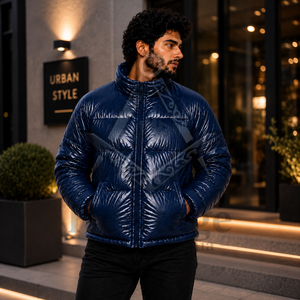 Veste matelassée légère pour homme, style maçonnique, imperméable, d'hiver, chaude, du fabricant OEM - Product Image 2