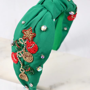 Nouveau design 2026 : Bandeau brodé à la main pour femme, accessoire de tête de luxe pour fêtes - Product Image 1