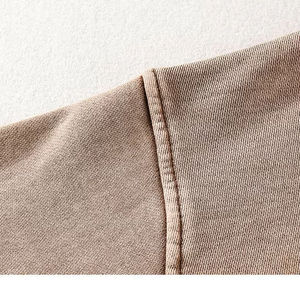 Sweat-shirt à capuche délavé pour homme, style vintage, effet usé, coupe décontractée, en coton doux, pour un look décontracté et streetwear tendance - Product Image 3