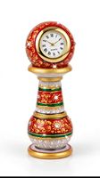 Jam Meja Marmer Buatan Tangan yang Kokoh Jam Meja Dekoratif Jam Meja Antik Kerajaan Hadiah Dekorasi Rumah Kantor Jam Meja Koleksi