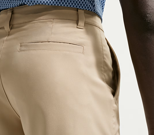 Shorts Bermuda Kaki Homme Taille Mi-Haute Boutons Couleur Unie Décontracté Tissu Oxford Coton Anti-Plis Poches - Product Image 5