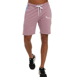 Shorts de jogging de haute qualité en coton pour hommes, décontractés, longueur genou, séchage rapide, avec cordon de serrage, style streetwear, rouge - Product Image 4