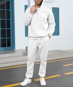 ชุดวอร์มผู้ชาย สไตล์ใหม่ ผ้าฝ้ายแท้ เทคฟลีซ กางเกงจ็อกเกอร์สีพื้น กางเกงสเวตแพนท์ผู้ชาย โลโก้สั่งทำได้ ใส่สบายๆ ทุกวัน ทรงหลวม - Product Image 2