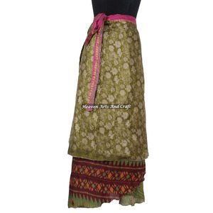 Falda Larga Tradicional India de Seda, Nueva Falda Mágica de Seda 100% Rajasthani, Fabricante y Mayorista - Product Image 1